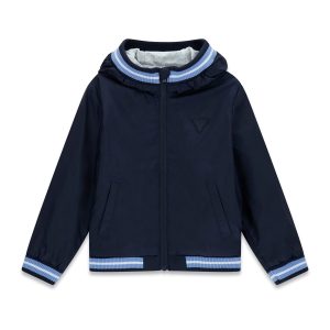 Μπουφάν αντιανεμικό Guess N6RL06WCFM0 Μπλε