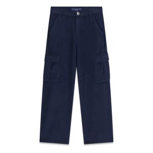 Παντελόνι cargo Guess άνετη γραμμή L6RB03WFY62 Μπλε