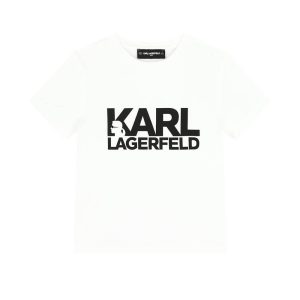 Μπλούζα μακό Karl Lagerfeld Z31098 Λευκό