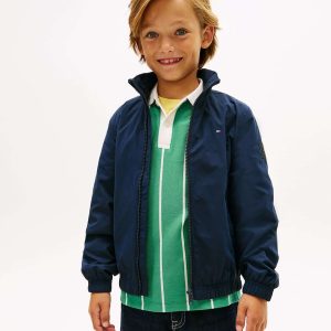 Μπουφάν ανοιξιάτικο Tommy Hilfiger KB0KB10396 Μπλε