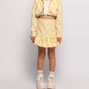 Φούστα jean Alice S26-A12022 Κίτρινο