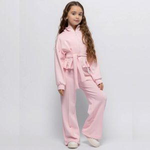 Σετ ζακέτα με παντελόνα Alice S26-A18042 Ροζ