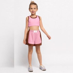 Σετ με σορτς πετσετέ Alice με τοπ S26-A18111