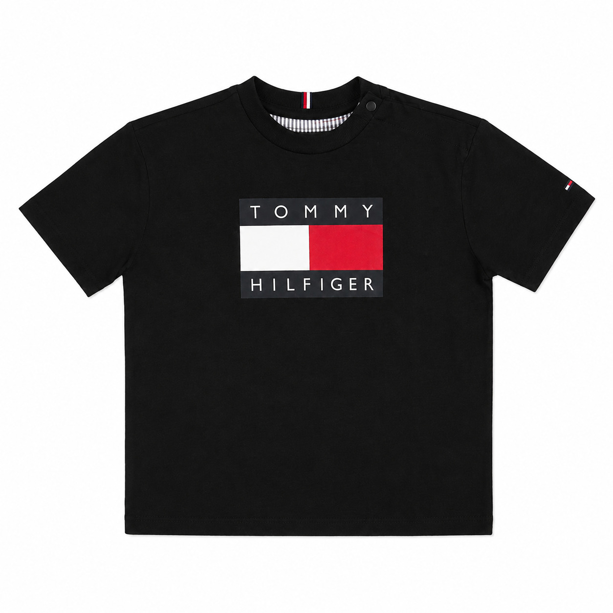 Μπλούζα boxy Tommy Hilfiger Μαύρο KB0KB10340 thumbnail