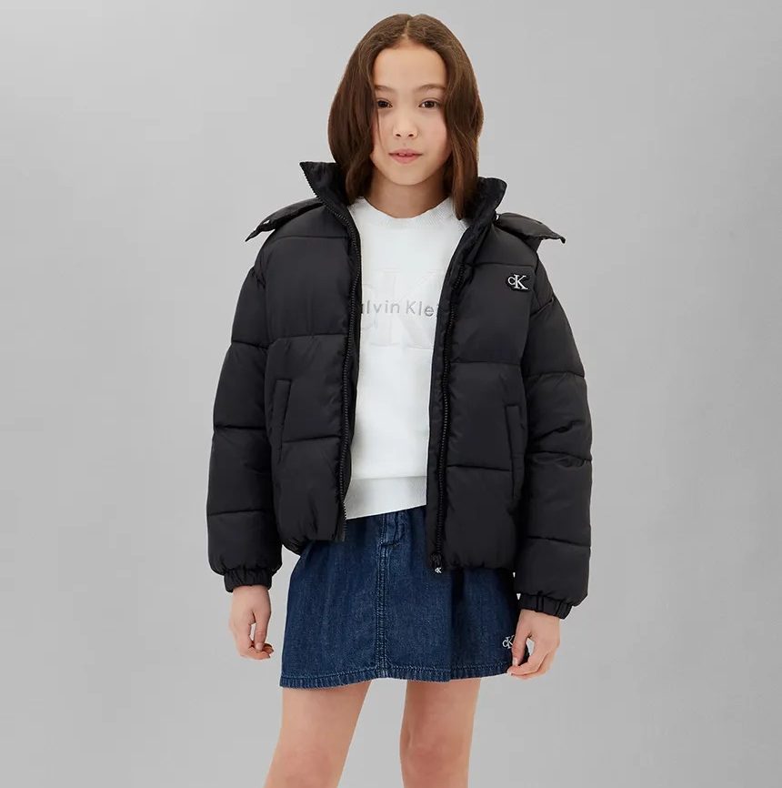 Μπουφάν puffer Calvin Klein Μαύρο LVCKTJM02G thumbnail