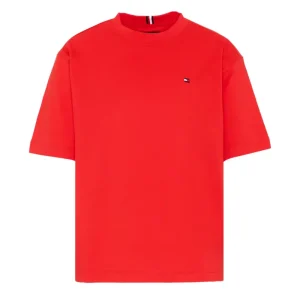 Μπλούζα μακό Tommy Hilfiger Κόκκινο KB0KB09646