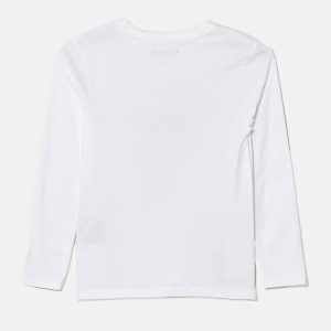 Παιδική μπλούζα μακό Guess Λευκό N5YI03K8HM4 για αγόρια