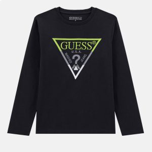 Παιδική μπλούζα Guess με κεντημένο λογότυπο L5YI06K8HM4 για αγόρια